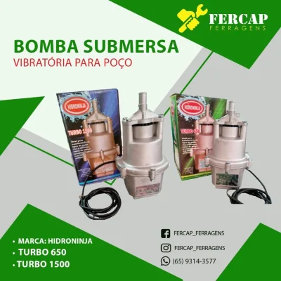 Hidroninja Turbo 1500 – Bomba Submersa