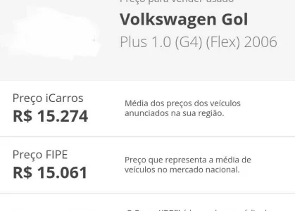Gol G4 Básico Ano 06 Só R$8.000