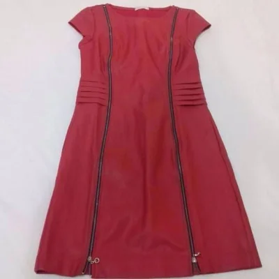 Vestido Imitação Couro