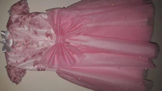 Vestido Festa Rosa
