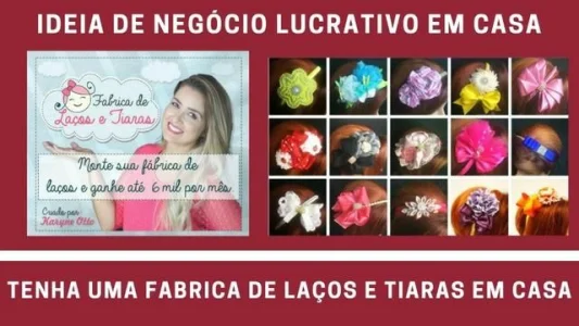 Curso Fabrica de Laços e Tiaras