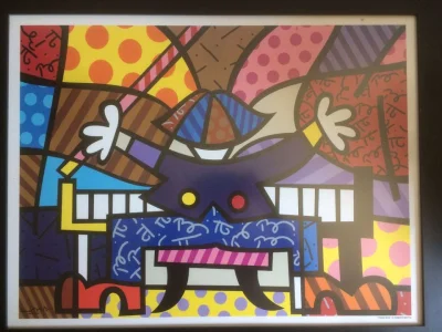 Quadro do Romero Britto