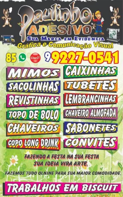 Tudo em Propaganda e Aniversario e Eventos