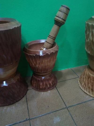 Pilão de Madeira