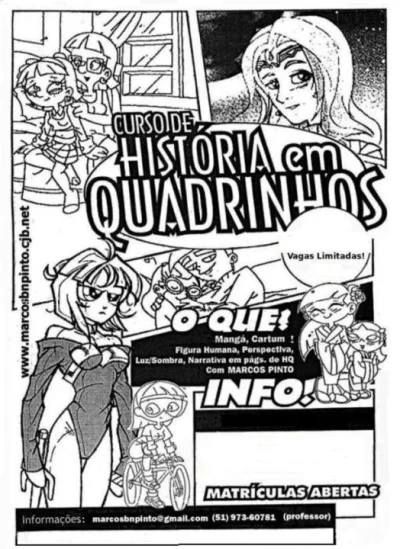 Cursos de Mangá, Cartoon e Animação Atendimento Personalizado