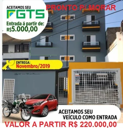 Predio sem Condominio - c/ Elevador - 2dorms - 46m2