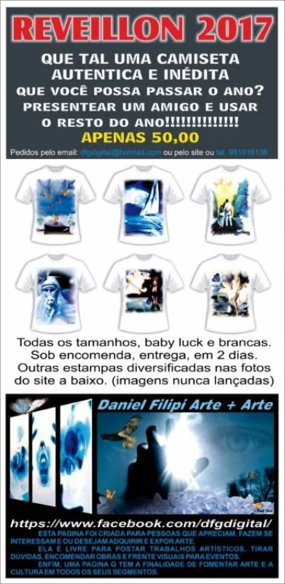 Camisetas para Virada do Ano e P o Ano Todo