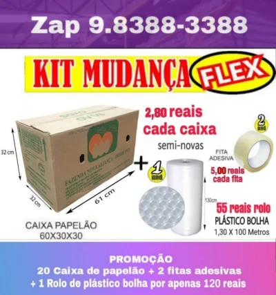 Caixa de Papelão para Mudanças