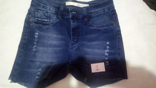 Lote com 06 Shorts Jeans