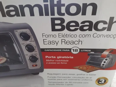 Forno Elétrico Hamilton Beach 18 Litros por 370,00