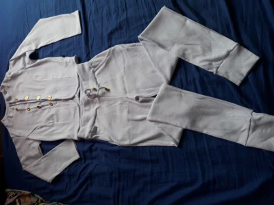Conjunto de Calça Legging e Casaquinho Branco Novos