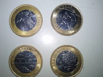 Moedas dos Jogos Olimpicos Brasil