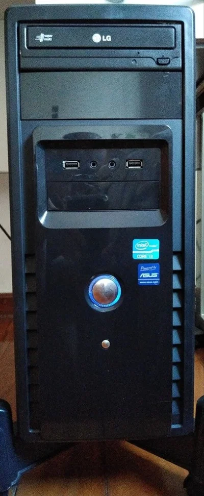 Asus Semi-novo + Monitor Aoc 21', Intel Core I3