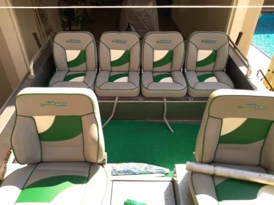 Lancha Alumi Barcos Modelo Amazonas Super 18. Pintura Verde Metálico C