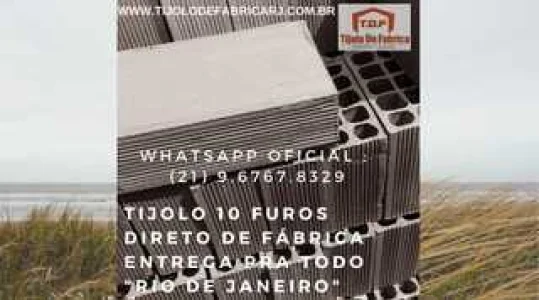 Tijolo Direto de Fábrica Whatsapp: (21) 9.6767.8329laje do Muriae- RJ