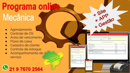 Programa Online para Sua Loja Site + App + Gestão