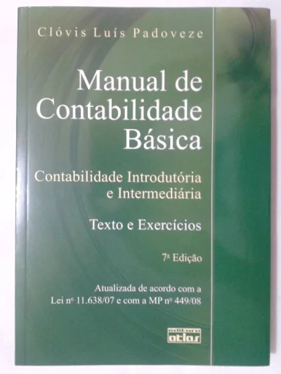Livro Manual de Contabilidade Básica Clóvis Luis Podoveze 7ª Ed