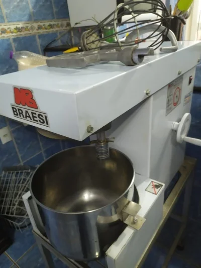 Batedeira Planetária Braesi 12 Litros Tacho Inox 220v