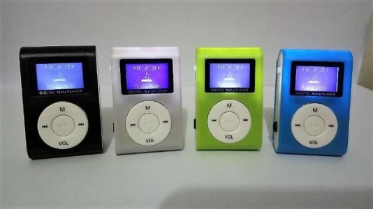Mini Mp3 Player Tela Lcd, Fm Shuflle Clip Entr. Micro Sd