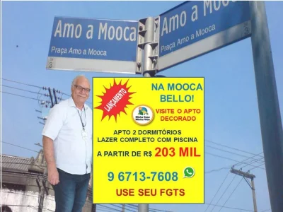 Apartamento 2 Dorm. na Mooca Minha Casa Minha Vida