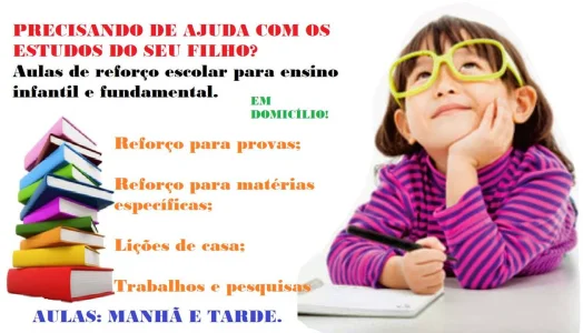 Aulas de Reforço e Apoio Escolar