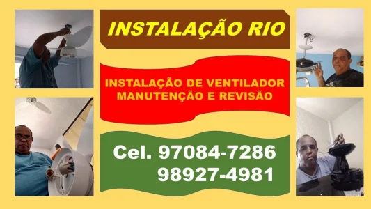 Instalação de Ventilador de Teto