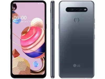 Smartphone Lg K51s 64gb Titânio 4g Octa-core - 3gb Ram 6,55” Câm. Quád
