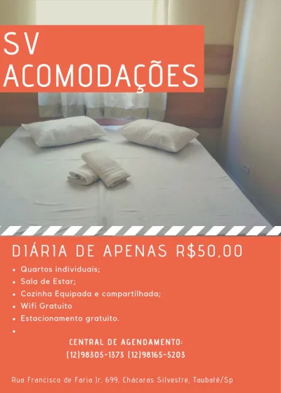 Pousada em Taubaté com Vagas