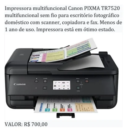 Impressora Multifuncional Canon