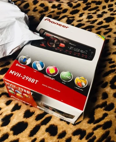 Som Automotivo Pioneer Mvh 298bt com Conexão Bluetooth Entrada Usb
