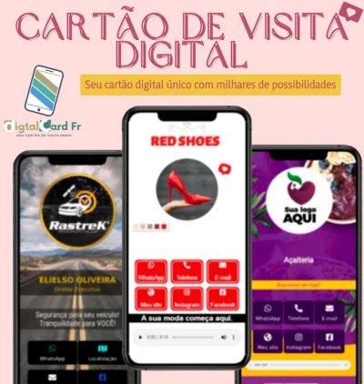Cartão de Visita Digital e Sites São José dos Campos
