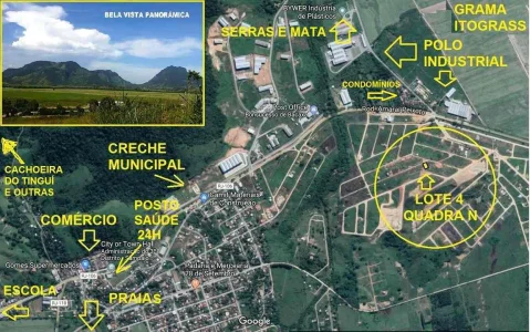 Terreno em Sampaio Correia com Vista Panorâmica