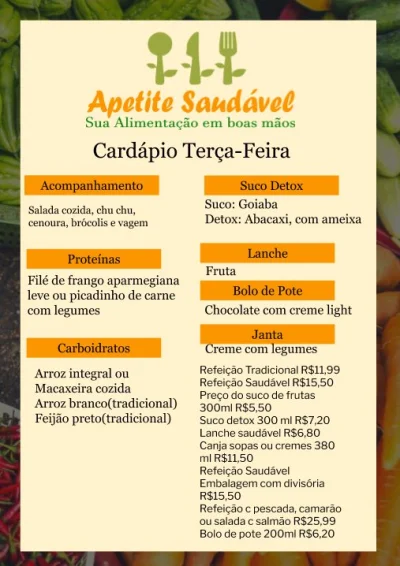Apetite Saudável Delivery - Dirceu II Teresina PI