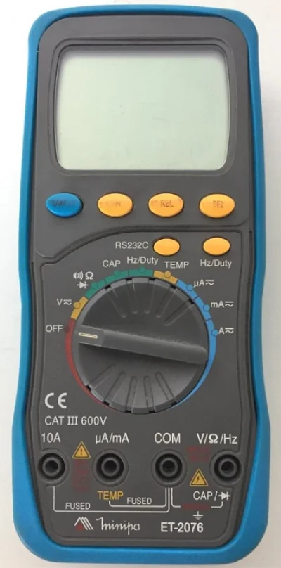 Multímetro Digital Et-2076 Minipa