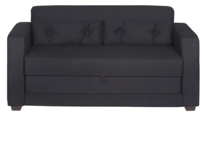 Sofá Cama Preto Tok Stok em Niterói/rj