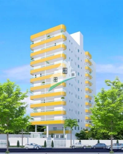 Apartamento com 1 Dorms em Praia Grande - Mirim por 190 Mil à Venda