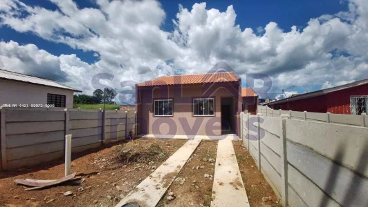 Casa para Venda em Ponta Grossa, Chapada, 2 Dormitórios, 1 Banheiro, 1 Vaga