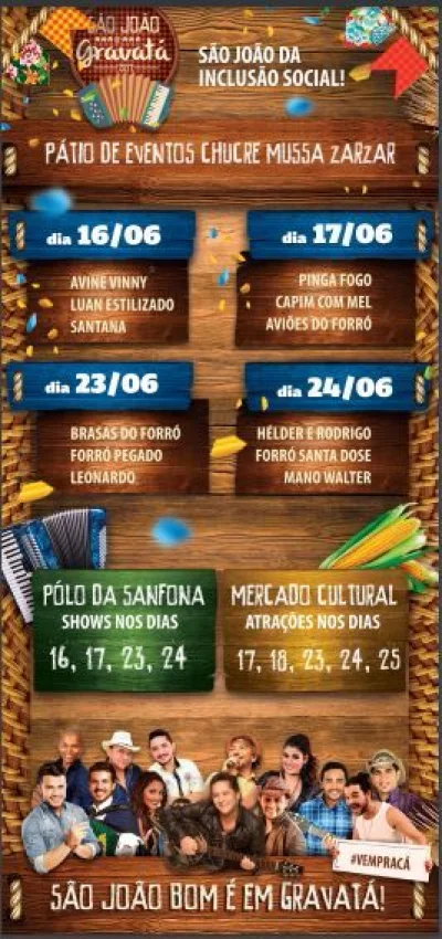 Locação Pra o as Atrações de Hoje em Gravatá Ainda Dá Tempo