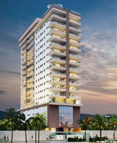 Apartamento com 79.51 m2 - Jardim Imperador - Praia Grande SP