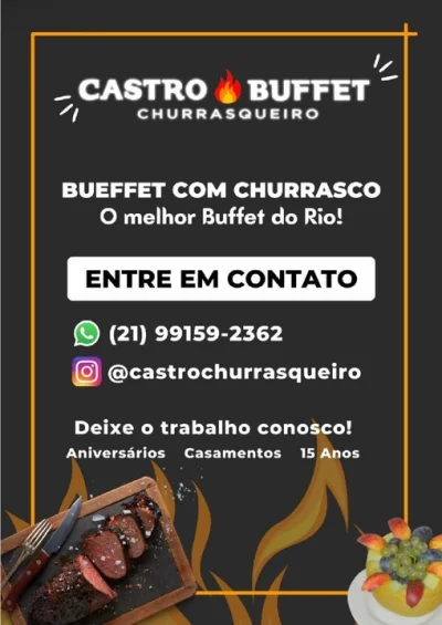 Buffet de Churrasco para Festa Comida Liberada