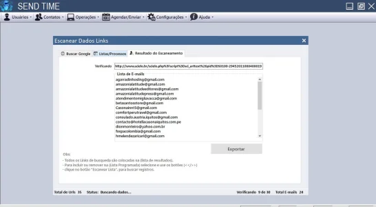 Programa para Envio de E-mails em Massa