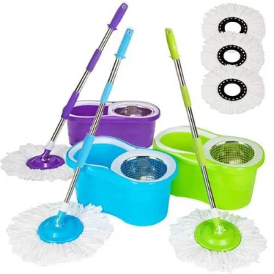 Balde Spin Mop - Limpeza Prática e Rápida!