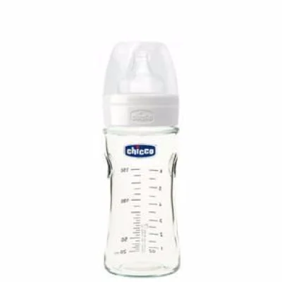 Mamadeira de Vidro Chicco na Caixa, Produto Novo