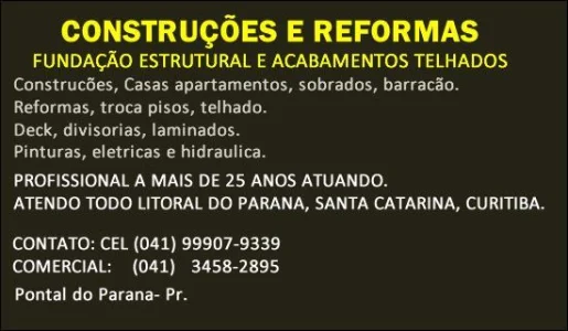 Obras e Construções Geral