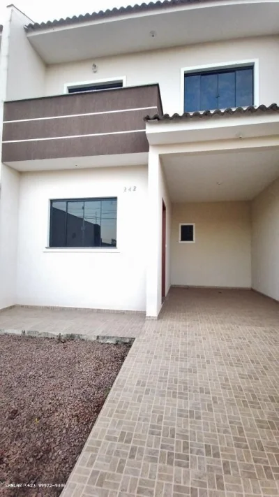 Sobrado para Venda em Ponta Grossa, Oficinas, 3 Dormitórios, 1 Suíte, 2 Banheiros, 2 Vagas