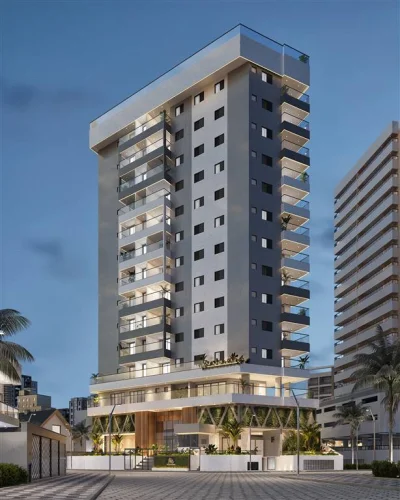 Apartamento com 72.39 m2 - Guilhermina - Praia Grande SP