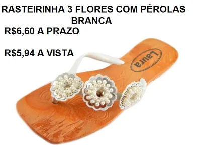 Lindíssimas Rasteirinhas no Atacado
