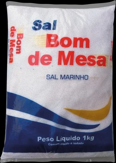 Sal Moído Iodado Bom de Mesa 30 X 1 Kg