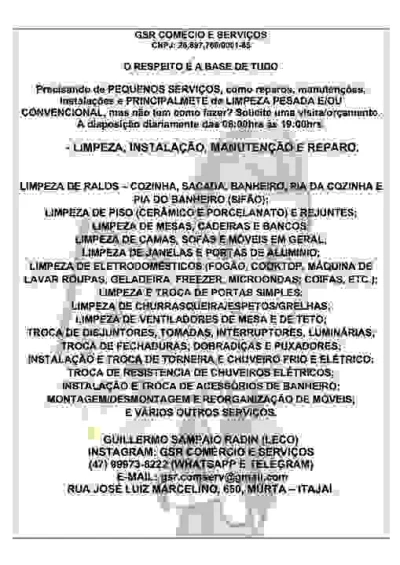 GSR Comércio e Serviços