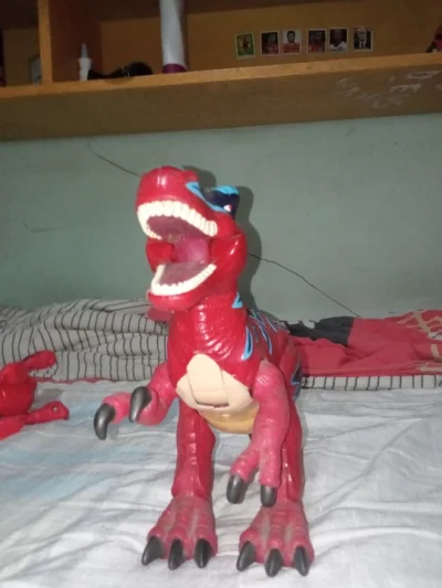 Brinquedo Tiranossauros Rex Vermelho